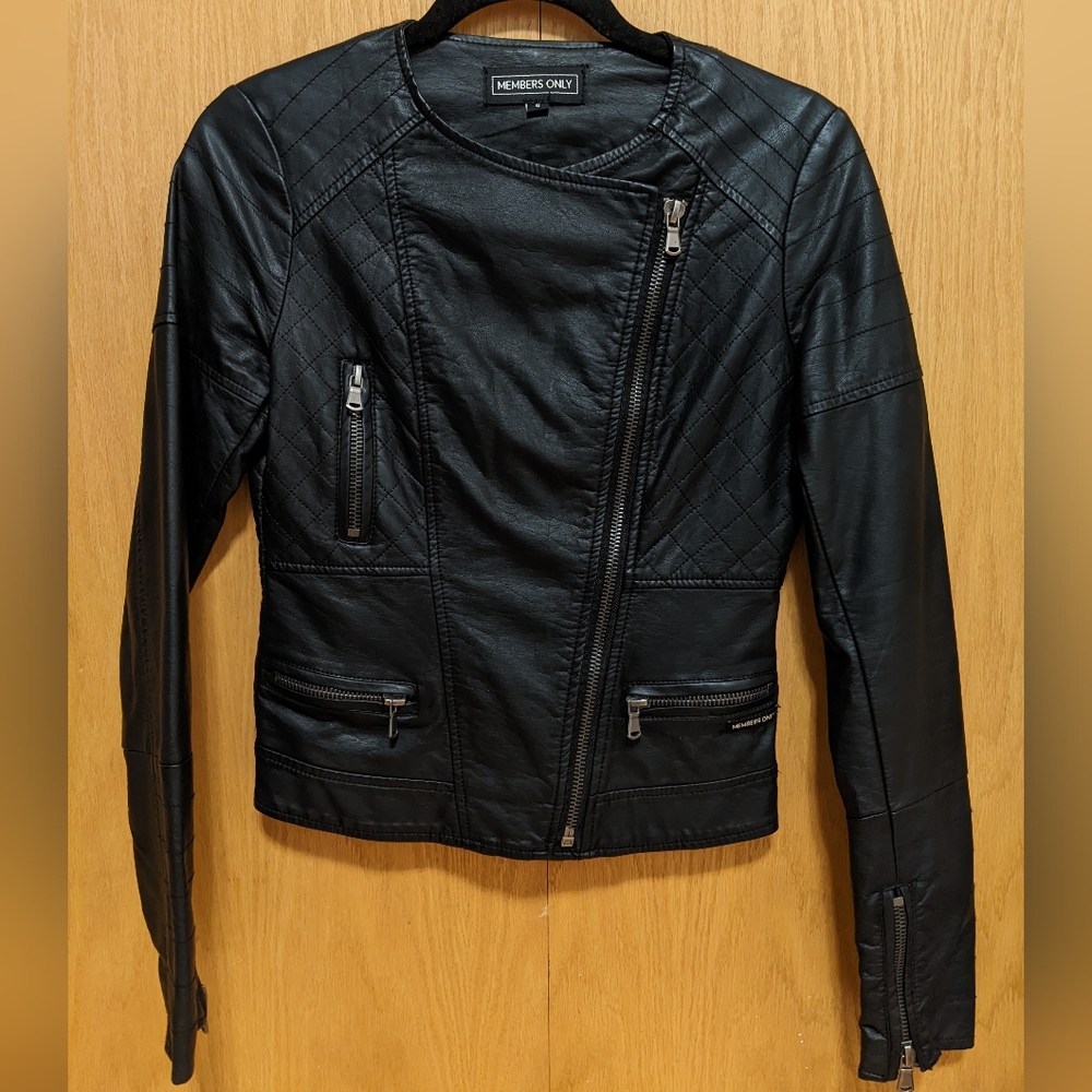 Members Only Faux Leather Jacket